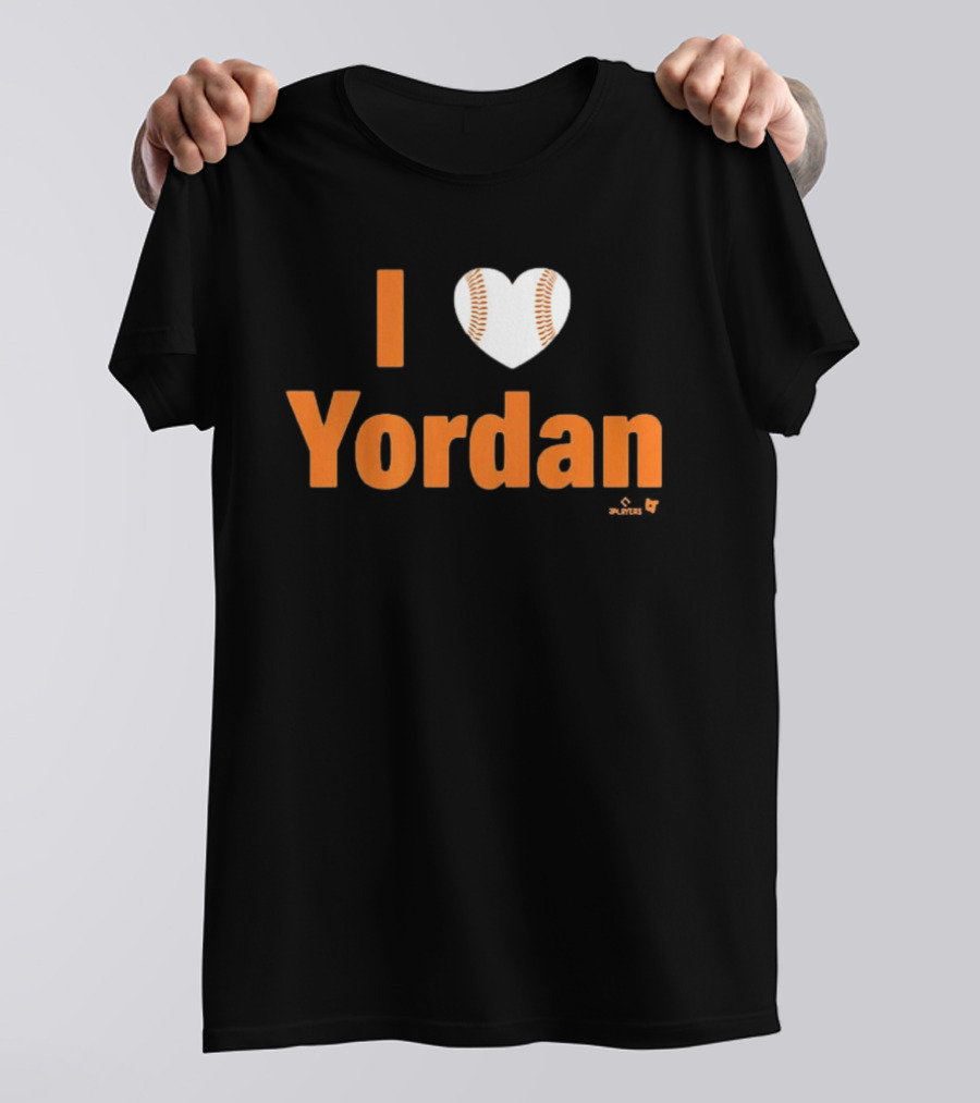 I Love Yordan Baseball Heartball T-Shirt