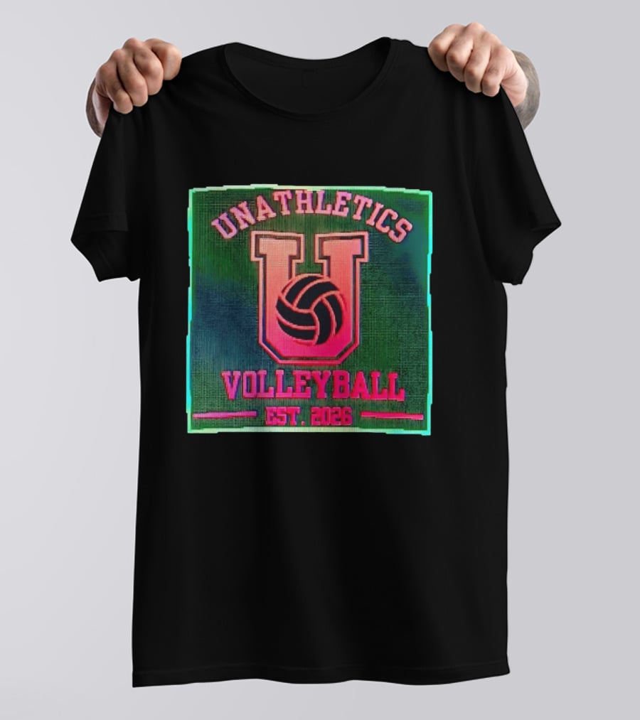 Unathletics U Volleyball Est. 2026 Retro Sportswear T-Shirt
