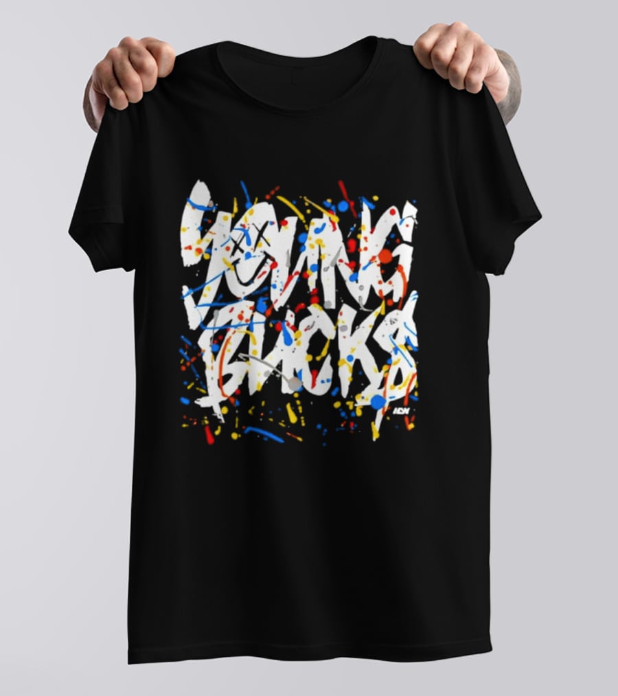 Young Bucks Colorful Splatter Street T-Shirt