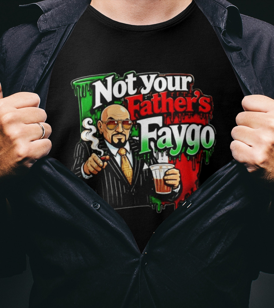 Not Your Father's Faygo Gangster Italian Flag Dripping T-Shirt