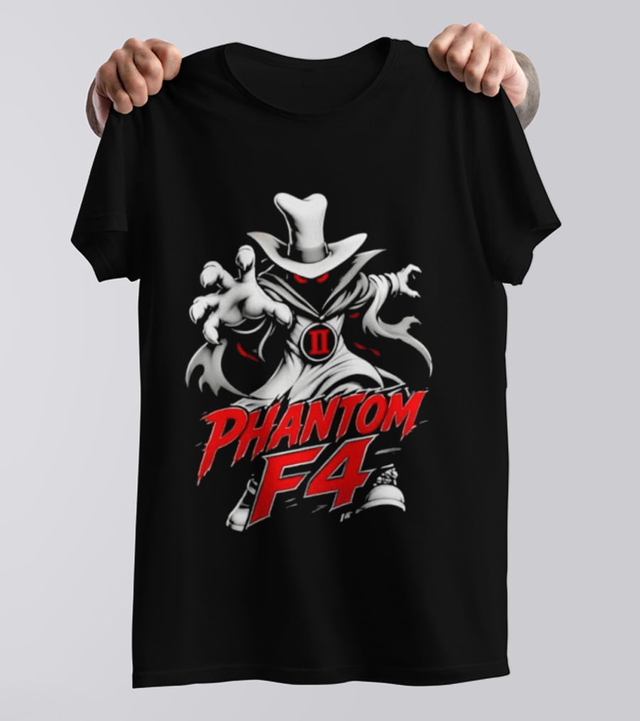 Phantom F4 Red Eyes Top Hat Cloaked Specter II T-Shirt