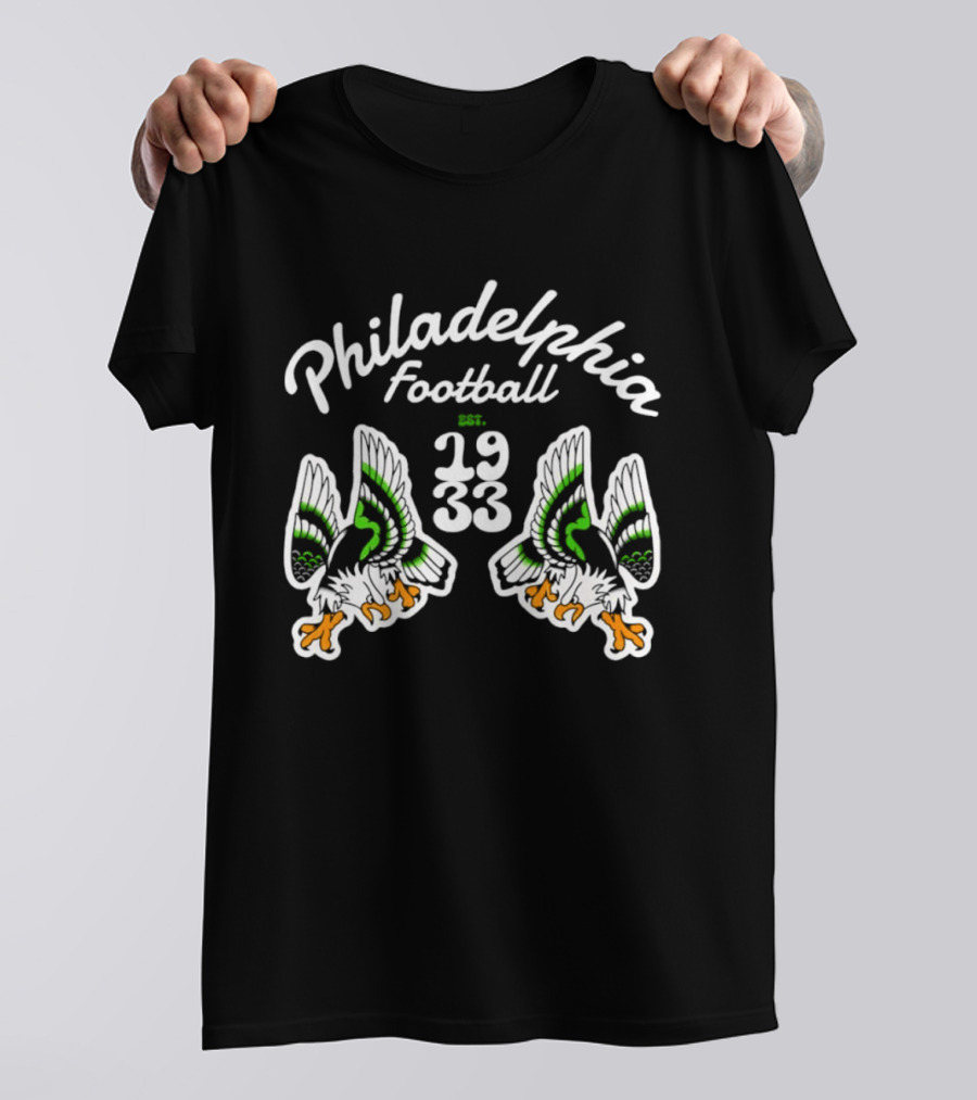 Philadelphia Eagles Football Est 1933 Twin Eagles T-Shirt