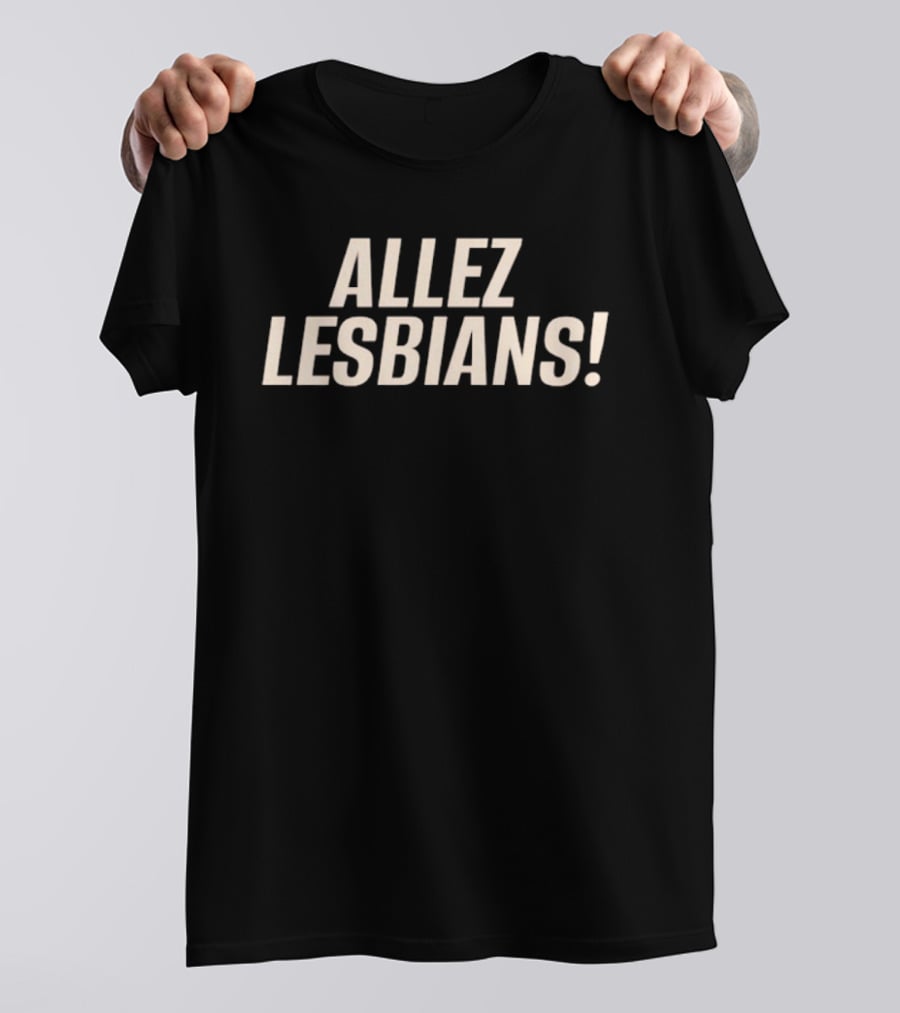 Allez Lesbians Hockey Pride Cheer T-Shirt