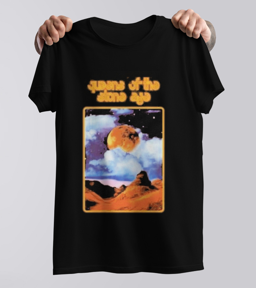 Queens Of The Stone Age Cosmic Moon Scene T-Shirt