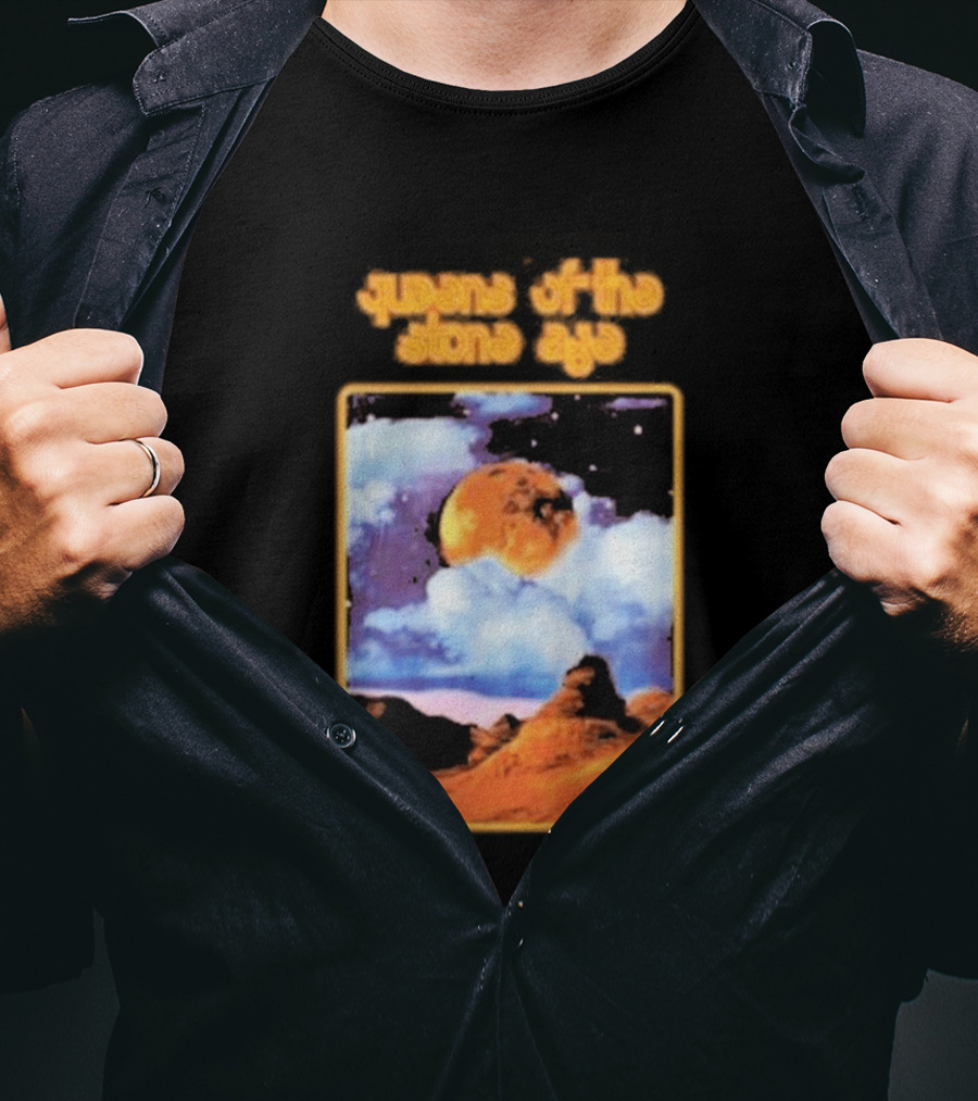 Queens Of The Stone Age Cosmic Moon Scene T-Shirt