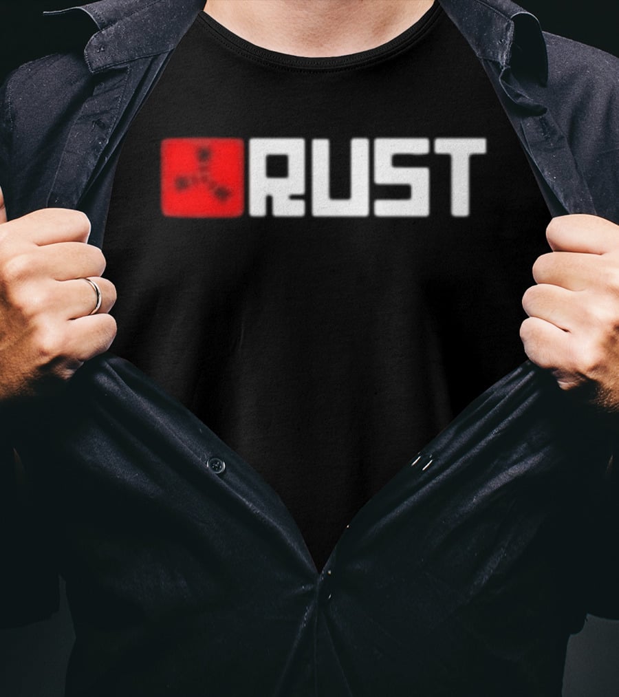 Rust Trust Issues Radiation Symbol Gaming T-Shirt