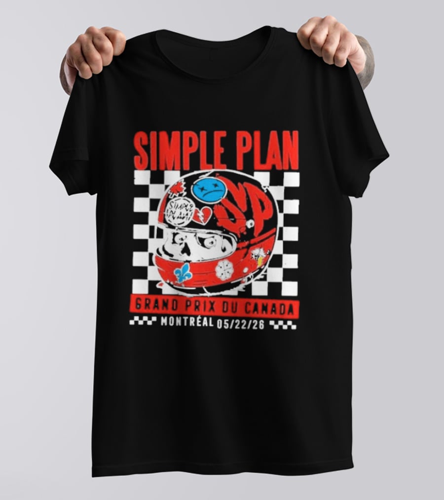 Simple Plan Grand Prix Du Canada Montreal 05/22/26 T-Shirt