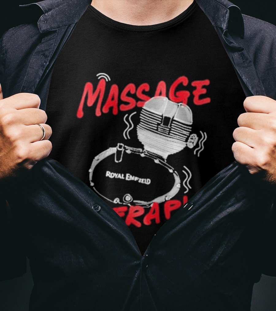 Srinivas Ganesh Royal Enfield Massage Therapy T-Shirt