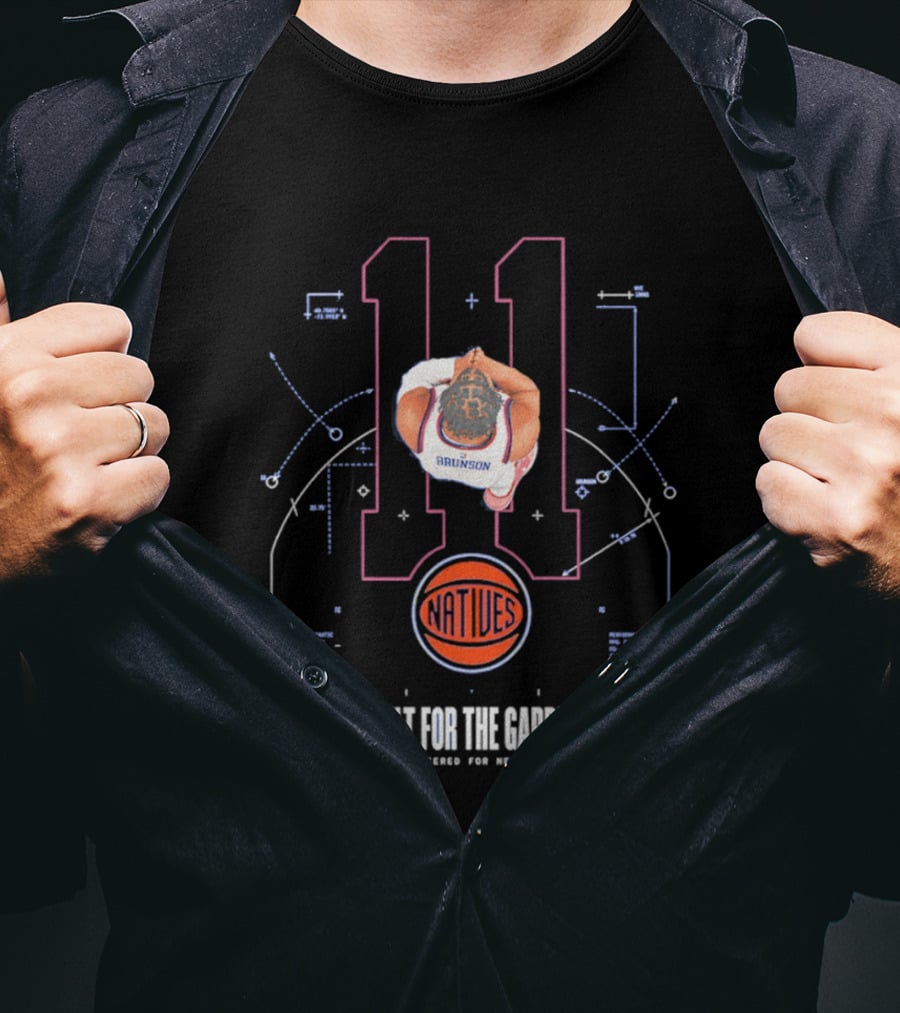 Jalen Brunson Knicks Number 11 Attitude Built For The Garden T-Shirt