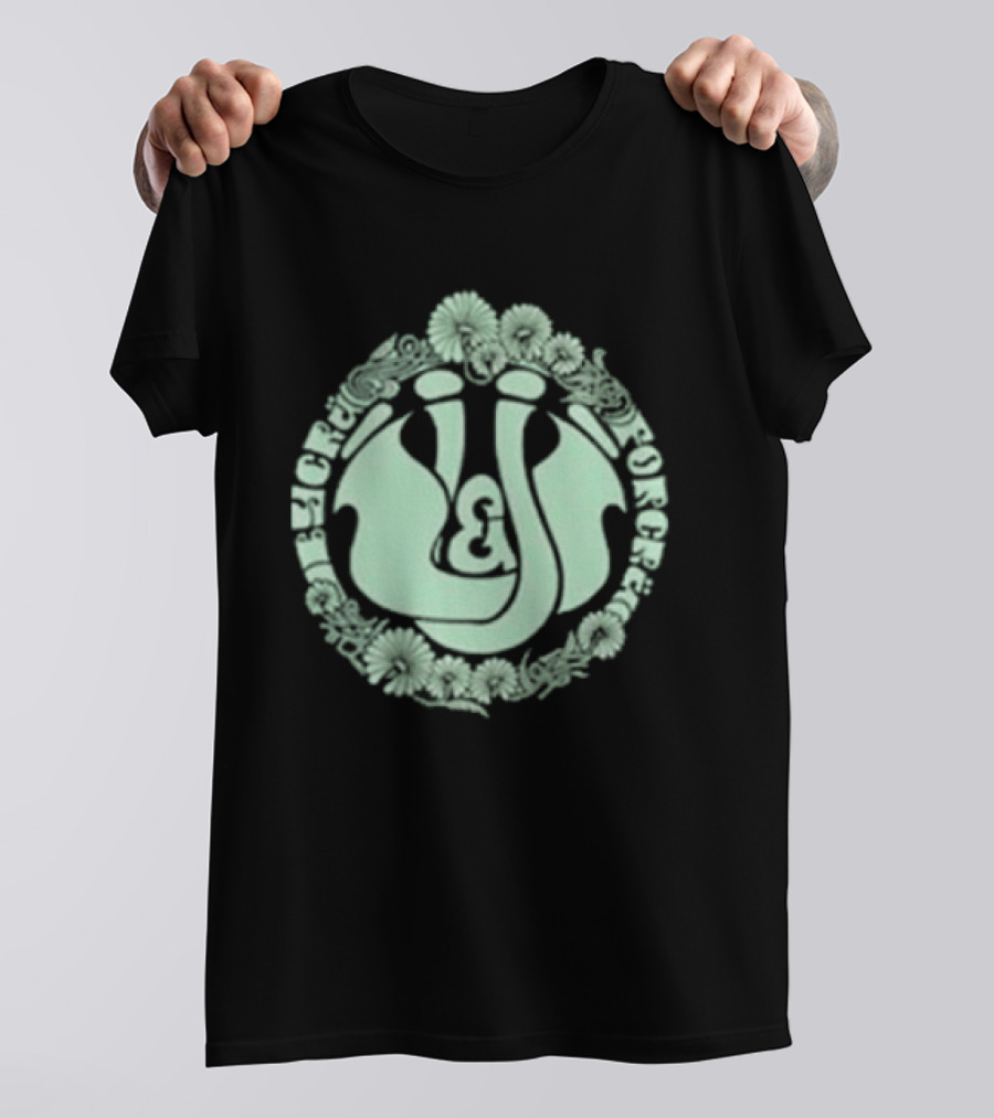 Massenomics Unpaid And Underrated Flowered Circular T-Shirt