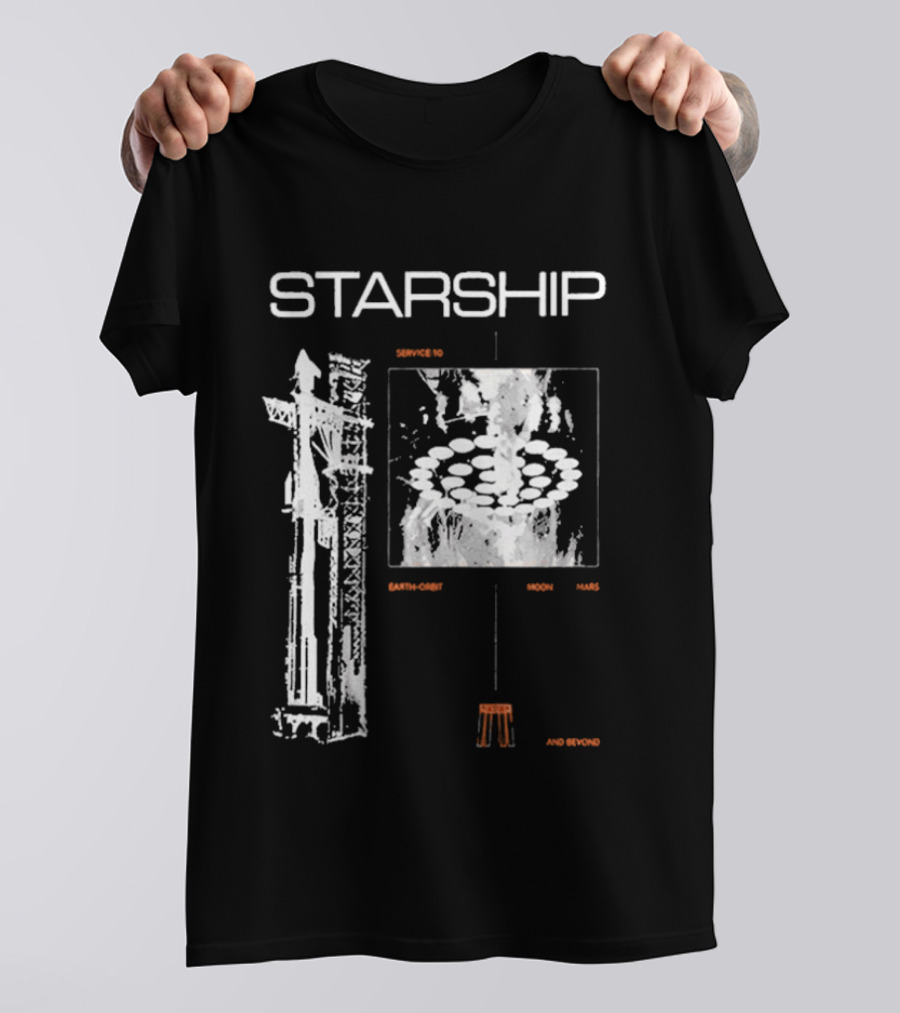 Nicki Minaj Starship Launch Countdown Starbase Flight 12 T-Shirt