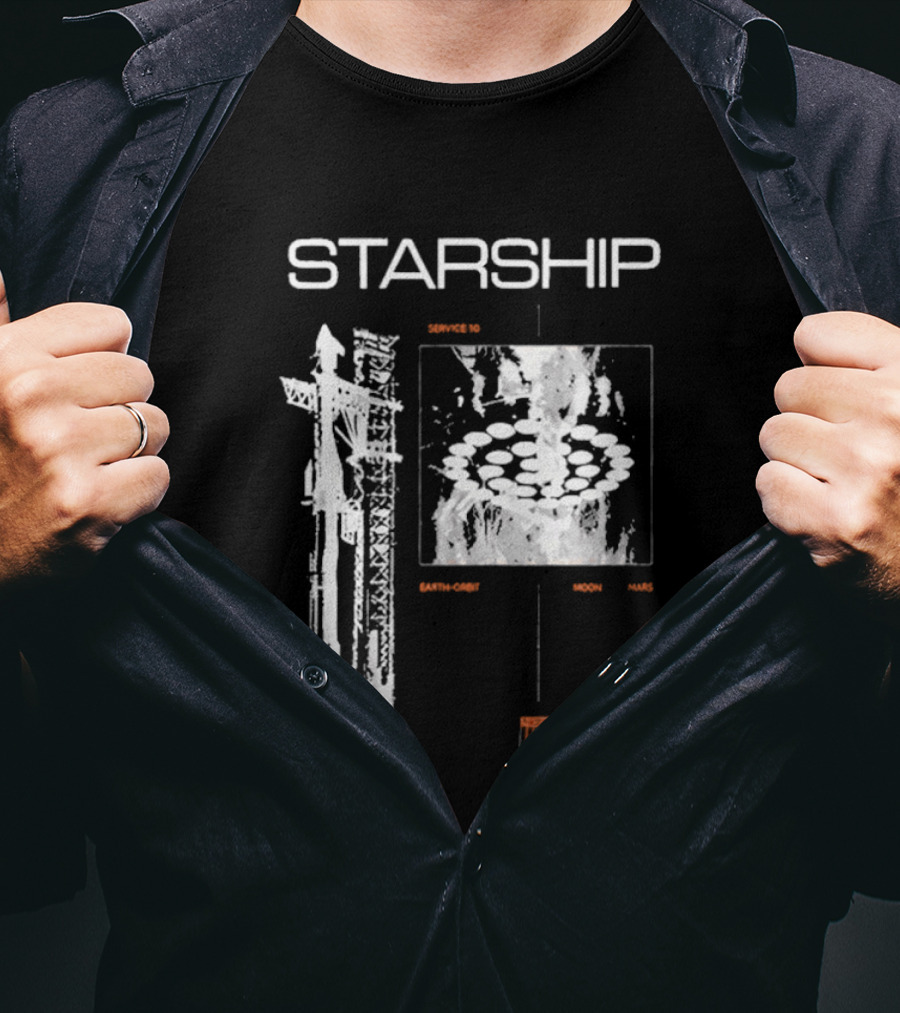 Nicki Minaj Starship Launch Countdown Starbase Flight 12 T-Shirt