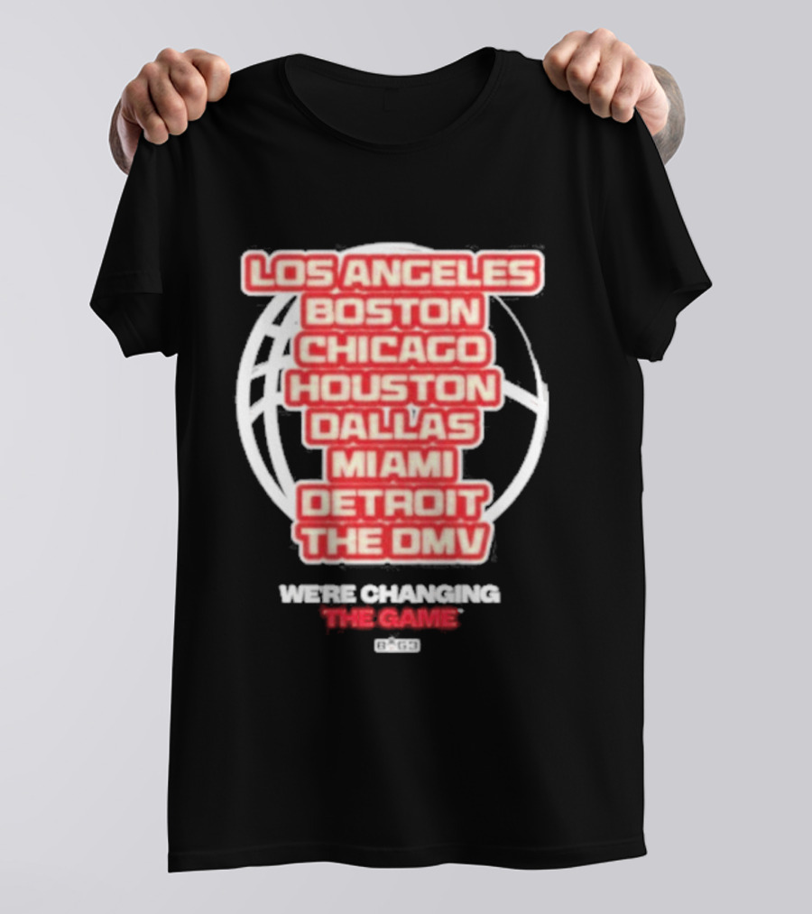 Big3 9Th Wonder In The Summer Los Angeles Boston Chicago Houston Dallas Miami Detroit The DMV T-Shirt