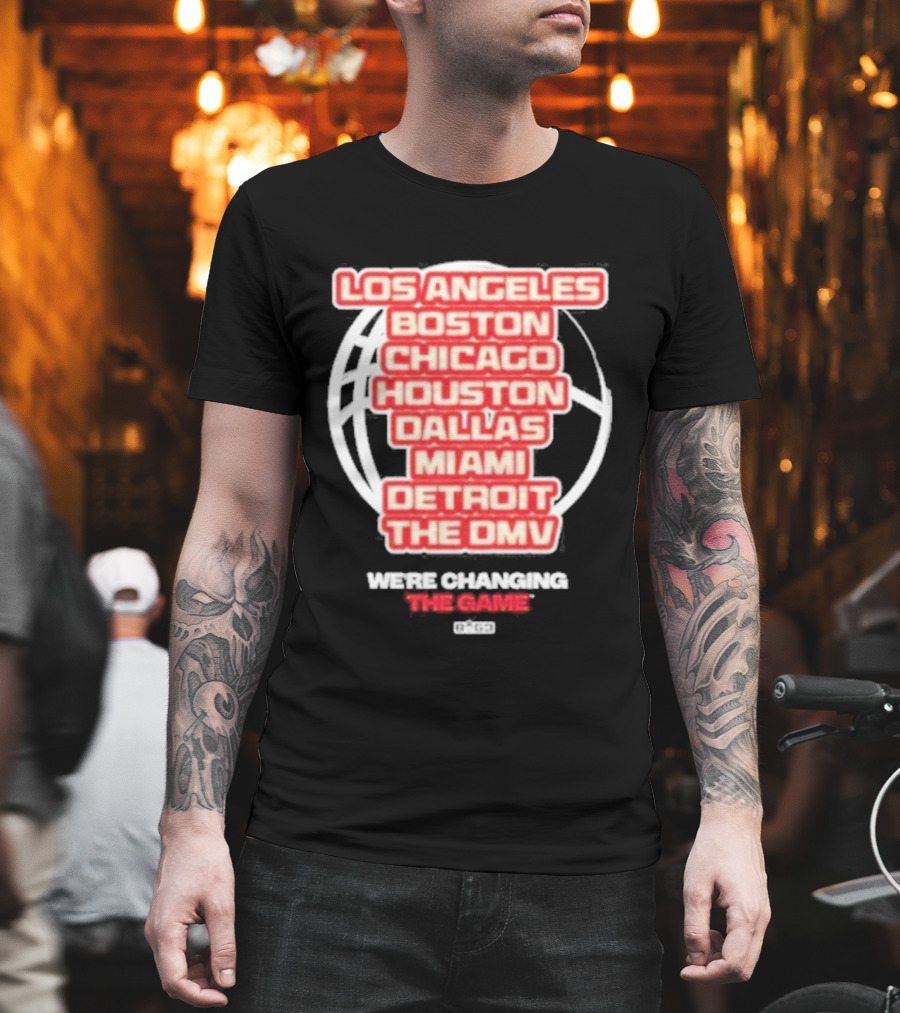 Big3 9Th Wonder In The Summer Los Angeles Boston Chicago Houston Dallas Miami Detroit The DMV T-Shirt