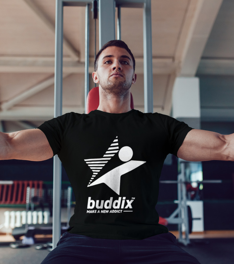 Buddix Make A New Addict Star And Sphere T-Shirt