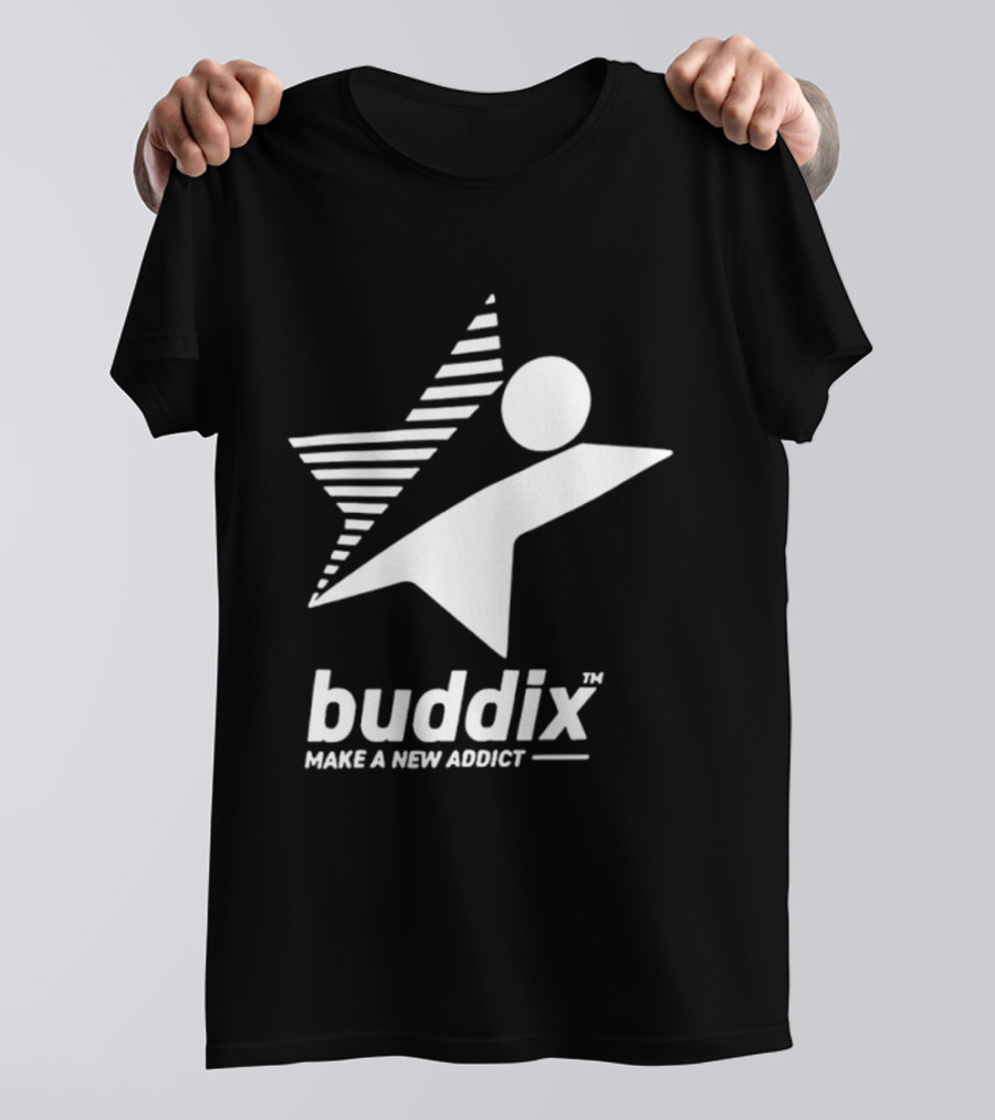 Buddix Make A New Addict Star And Sphere T-Shirt