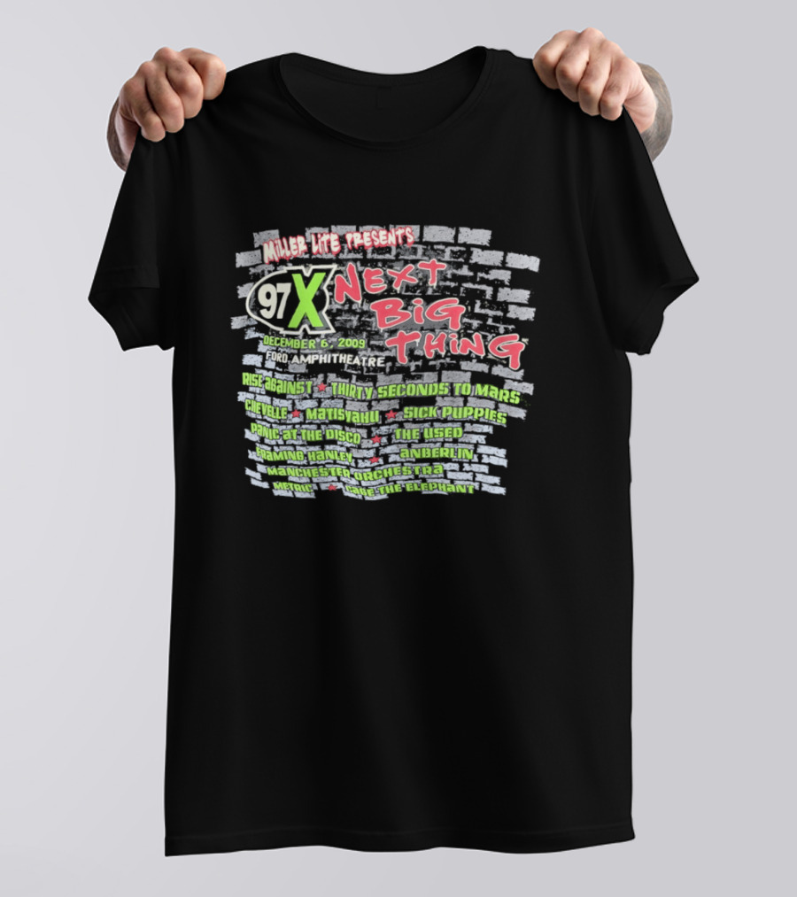 Miller Lite Presents 97X Next Big Thing Concert T-Shirt