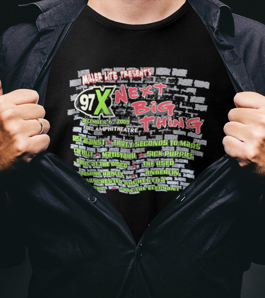 Miller Lite Presents 97X Next Big Thing Concert T-Shirt