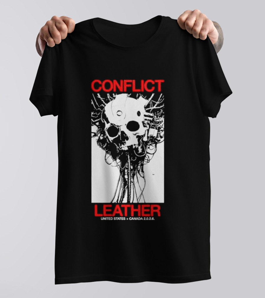 Conflict Leather Exclusive Leatherhead Carnivore Black 2.0.2.6. T-Shirt