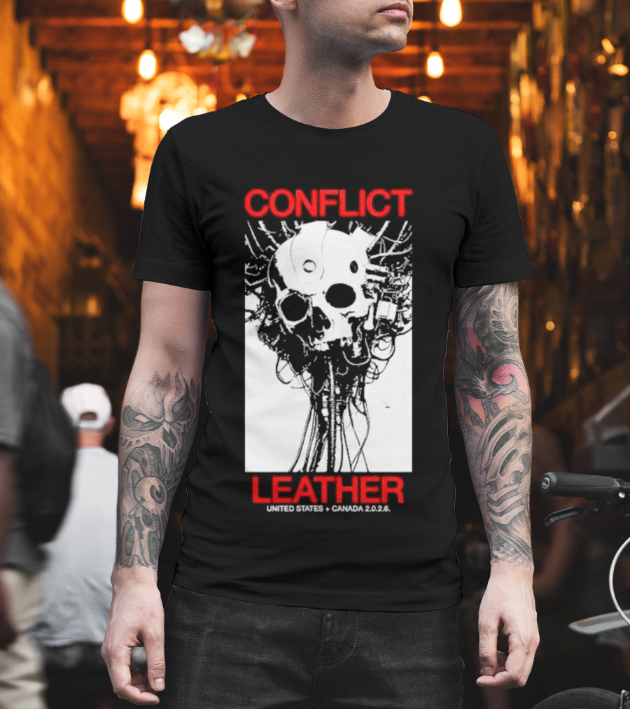 Conflict Leather Exclusive Leatherhead Carnivore Black 2.0.2.6. T-Shirt