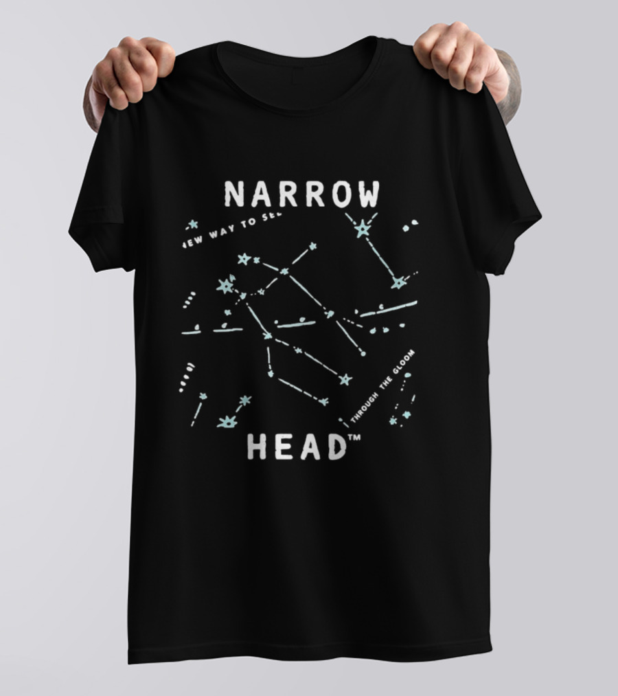 Narrow Head The Way To See Through Constellation Gemini Celestial Band T-Shirt