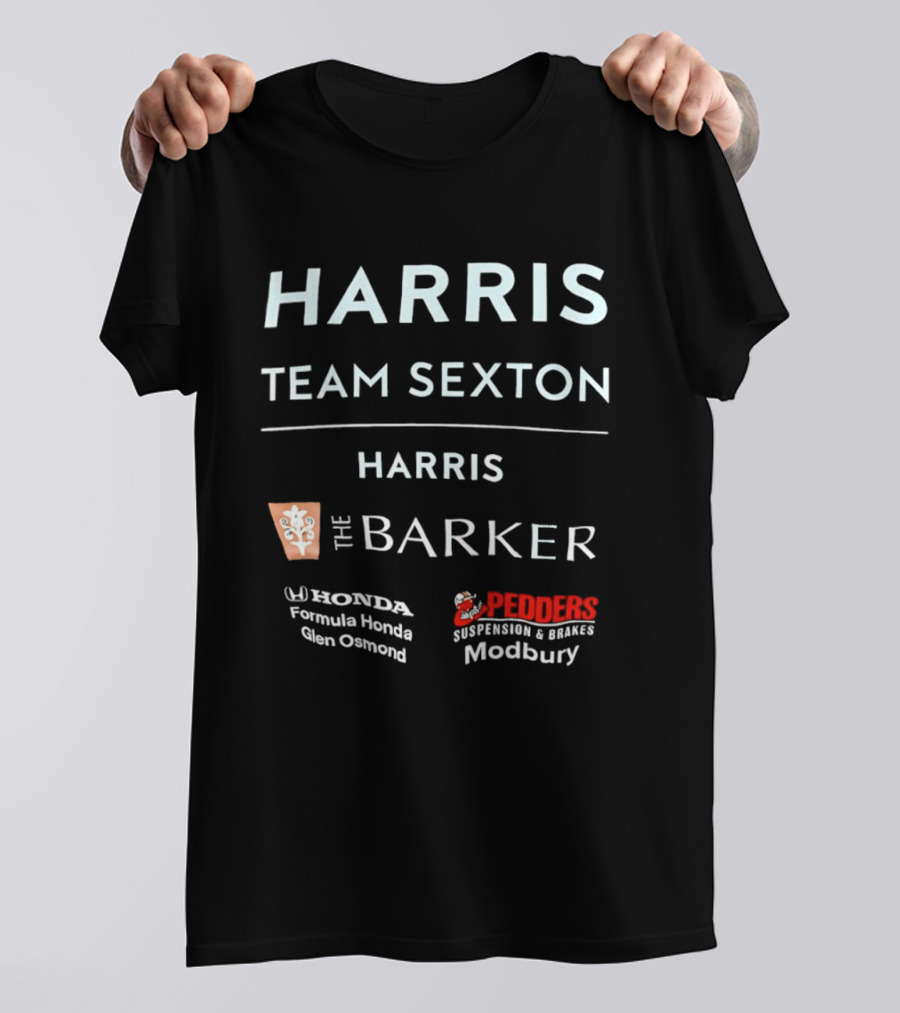 Harris Team Sexton The Barker Honda Glen Osmond Pedders Modbury T-Shirt