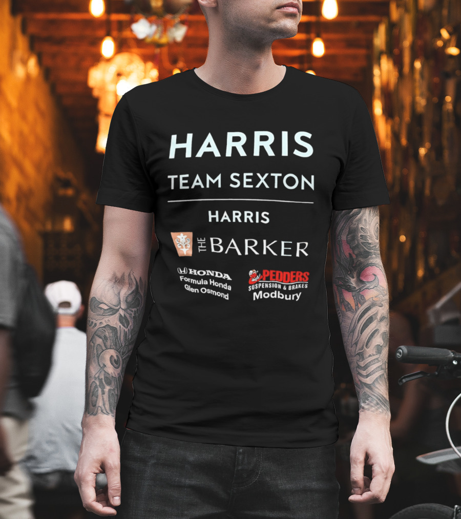 Harris Team Sexton The Barker Honda Glen Osmond Pedders Modbury T-Shirt