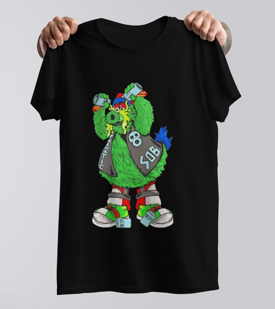 Stone Cold Phanatic Philadelphia Phillies SOB Fanatic Beer Drinking 3:16 T-Shirt