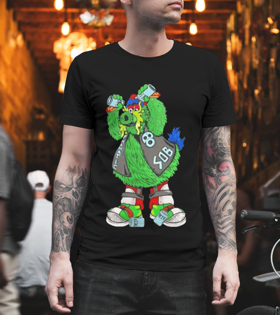 Stone Cold Phanatic Philadelphia Phillies SOB Fanatic Beer Drinking 3:16 T-Shirt