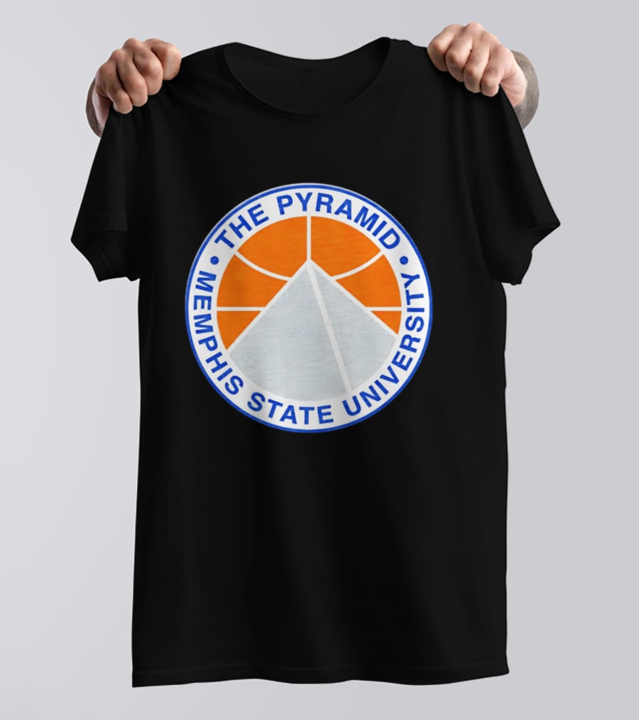 The Pyramid Memphis State University Basketball T-Shirt