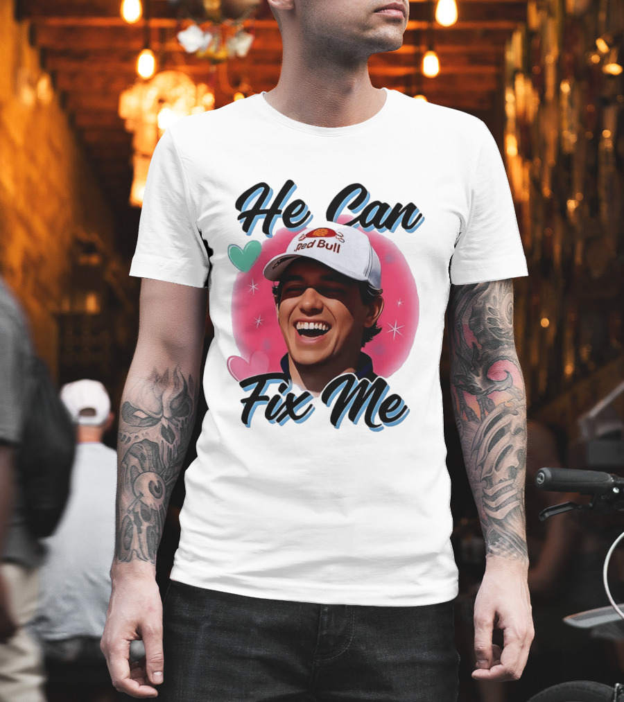 He Can Fix Me Jett Lawrence Red Bull Cap T-Shirt