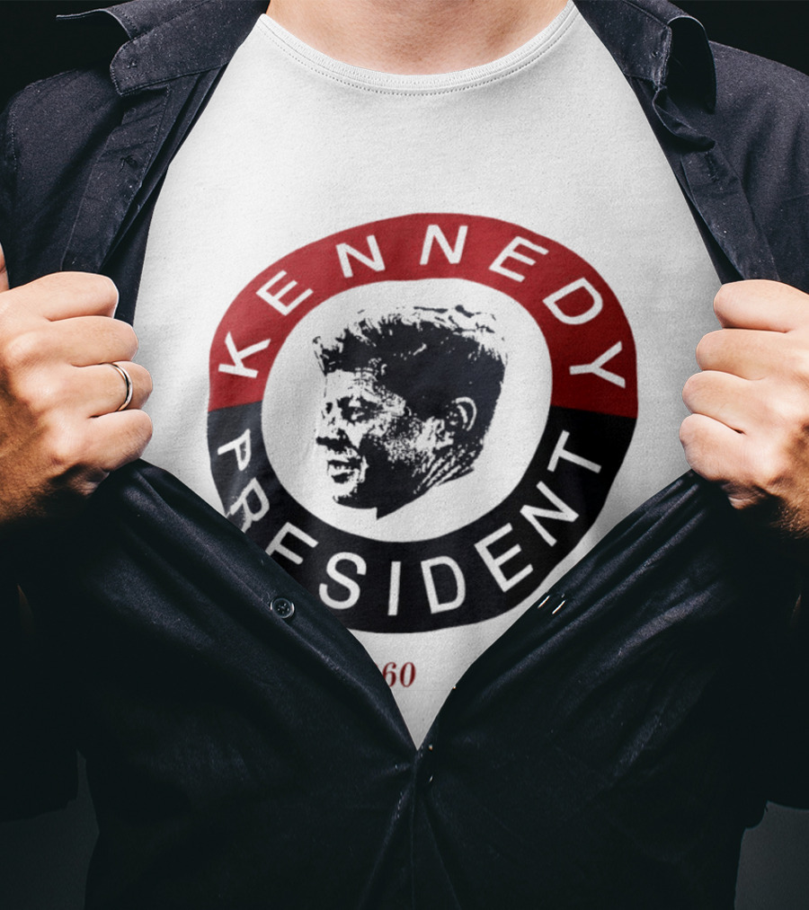 Kennedy President 1960 Vintage Campaign T-Shirt
