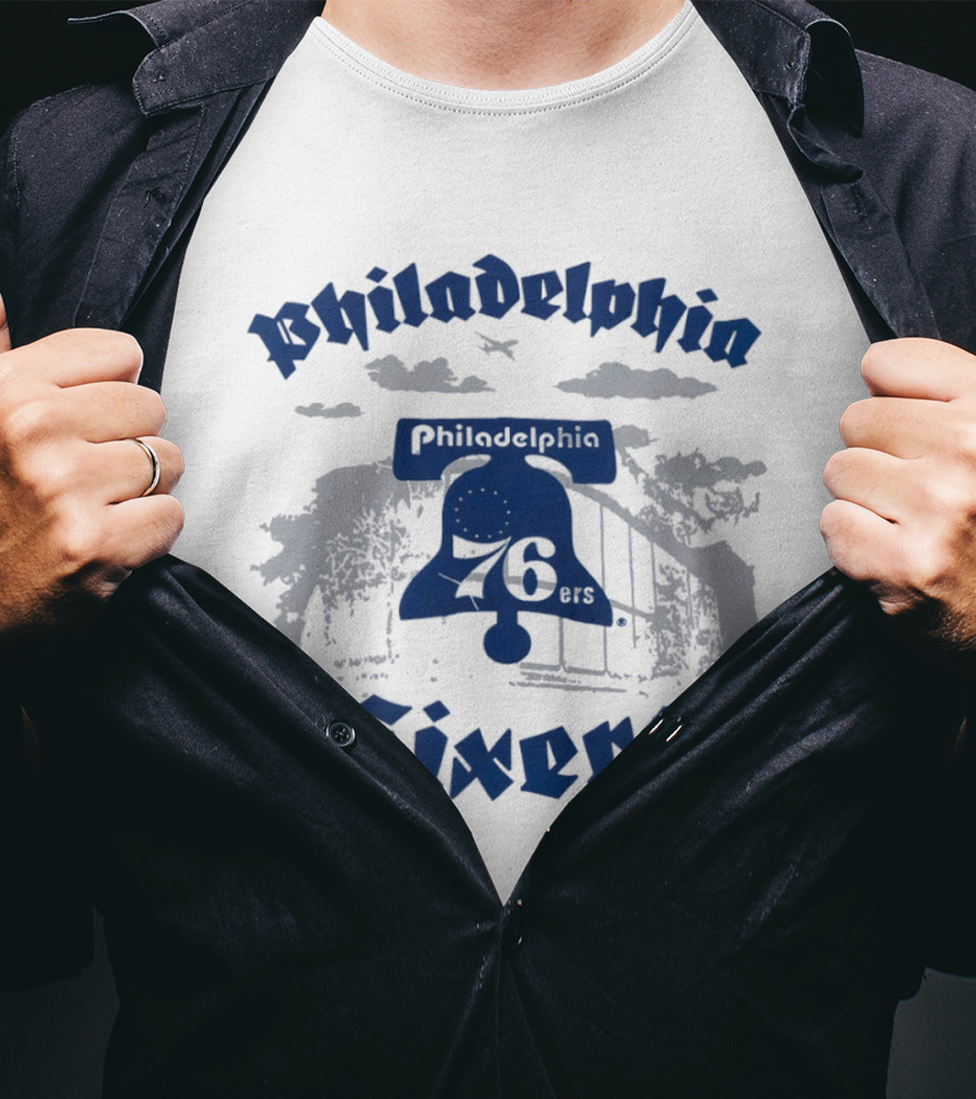 Philadelphia 76 Sixers Liberty Bell 76ers Basketball T-Shirt