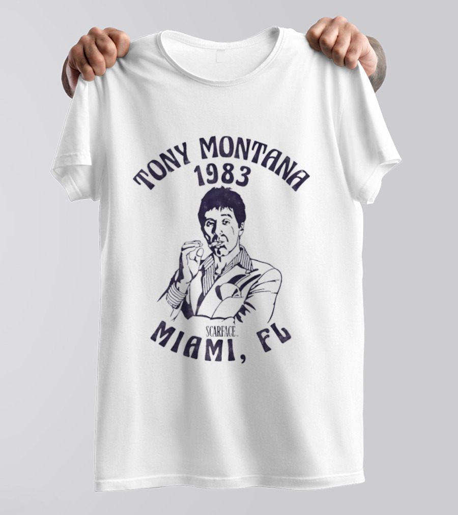 Tony Montana 1983 Scarface Miami FL T-Shirt