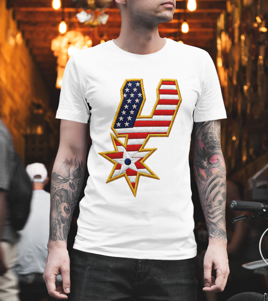 America 250th Anniversary Spurs Stars And Stripes T-Shirt