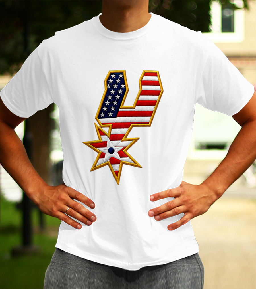 America 250th Anniversary Spurs Stars And Stripes T-Shirt