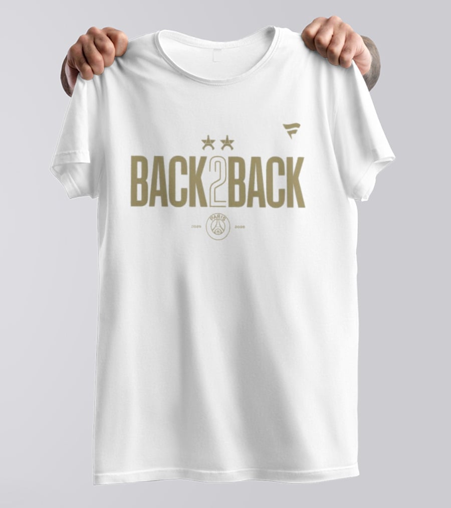 Paris Saint Germain Back 2 Back Stars 2026 T-Shirt