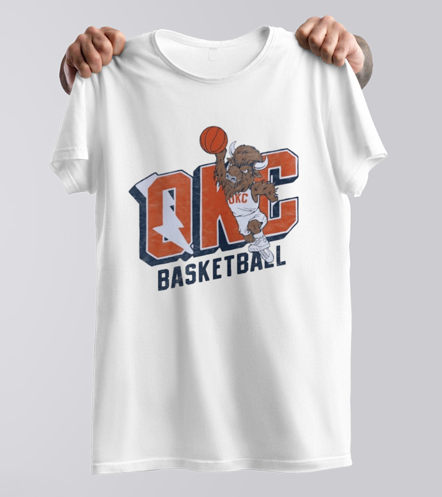 OKC Basketball Rumble Oklahoma City Thunder NBA T-Shirt
