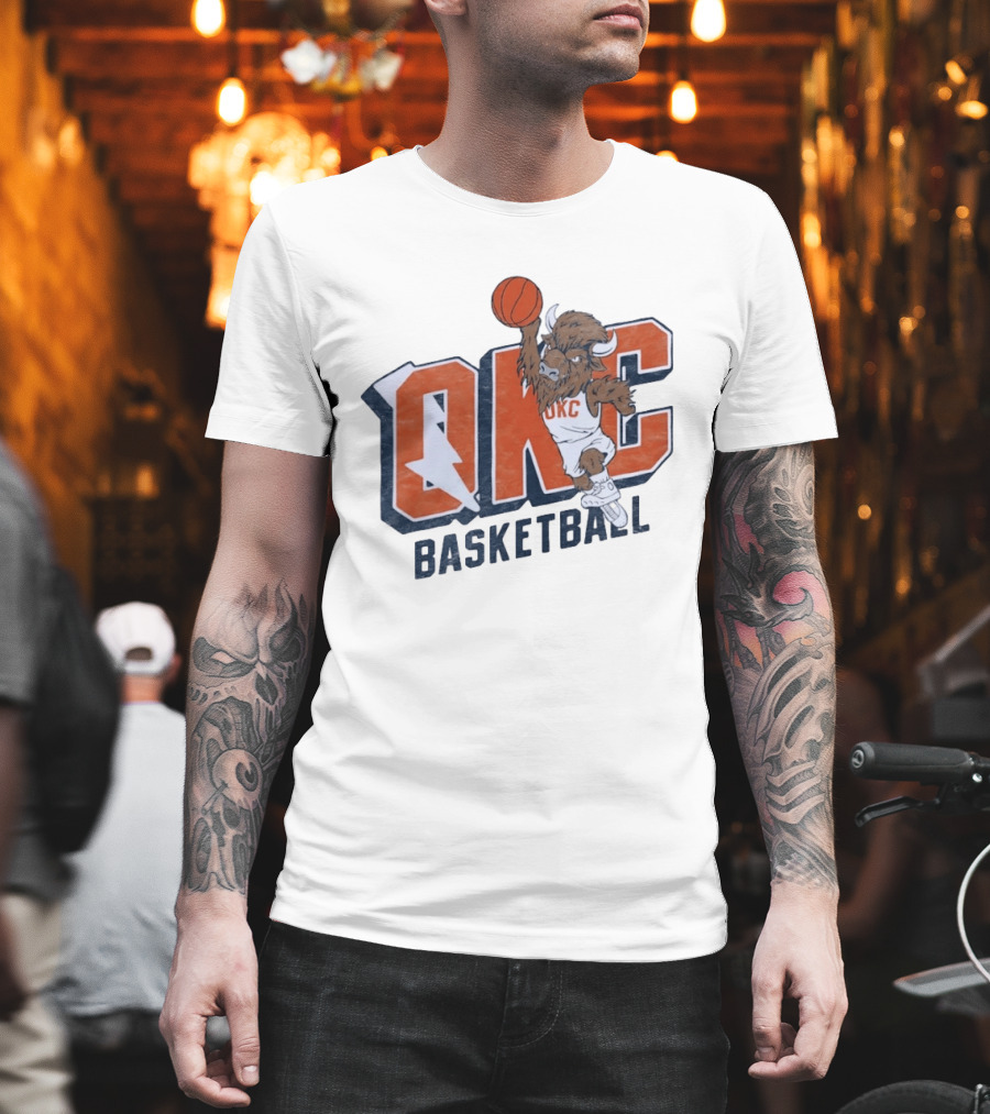 OKC Basketball Rumble Oklahoma City Thunder NBA T-Shirt