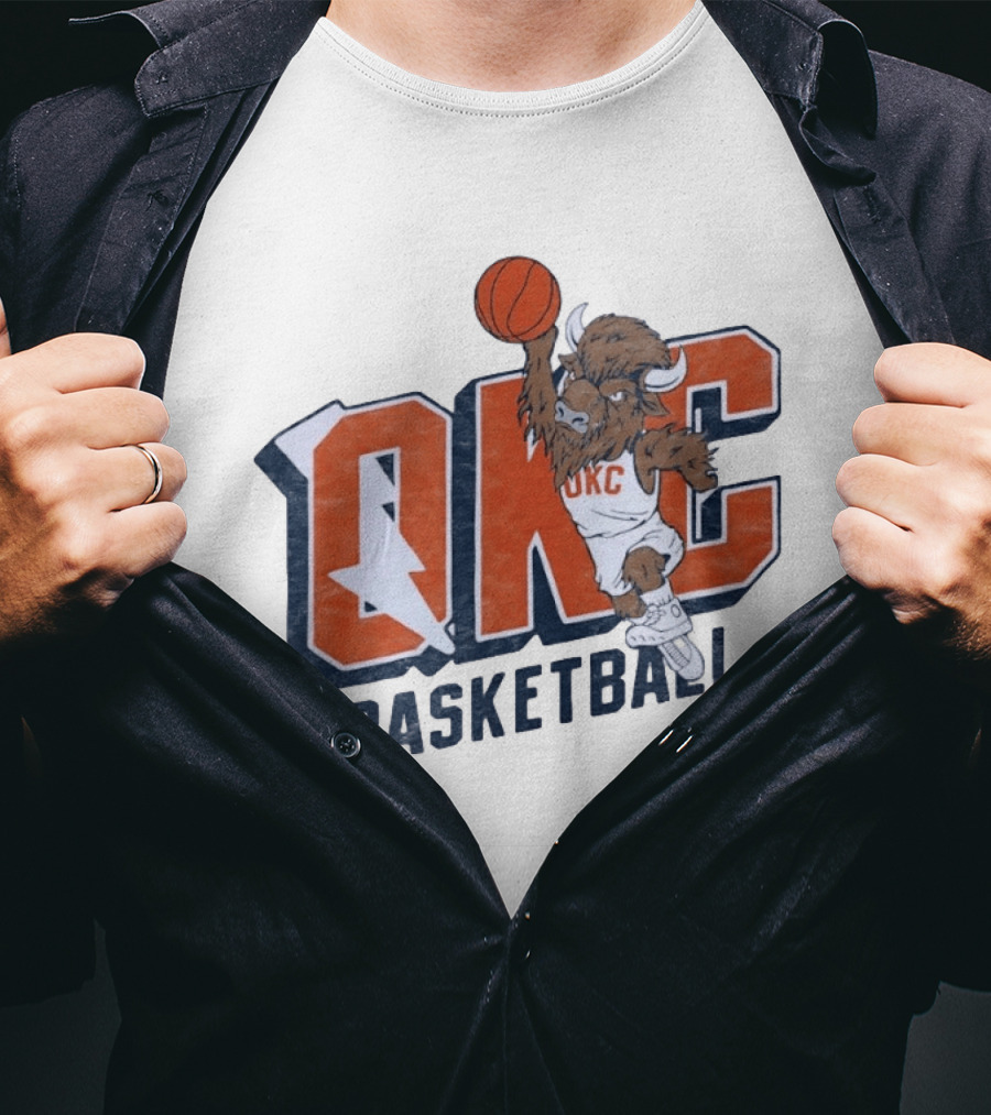 OKC Basketball Rumble Oklahoma City Thunder NBA T-Shirt