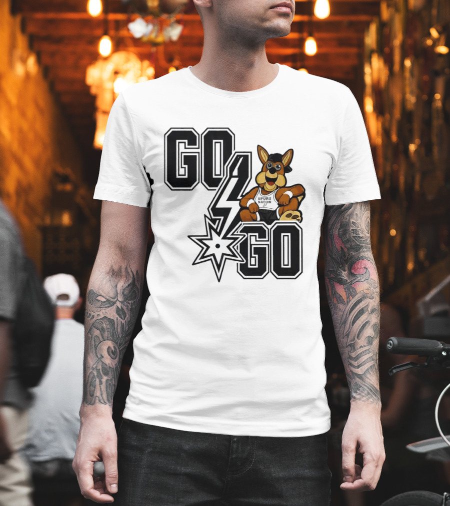 San Antonio Spurs NBA Go Go Spurs Nation Coyote T-Shirt