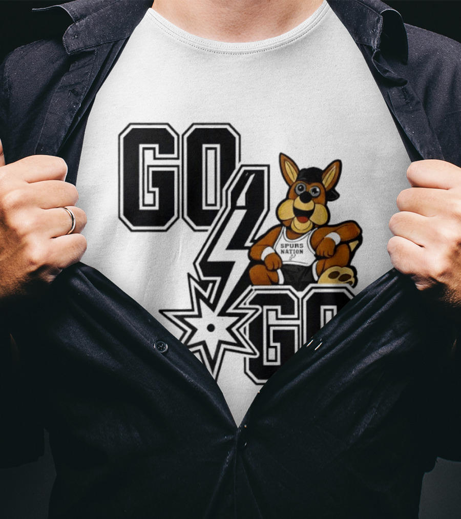 San Antonio Spurs NBA Go Go Spurs Nation Coyote T-Shirt