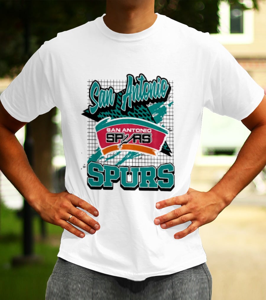 San Antonio Spurs NBA Retro Style San Antonio Spurs Memphis Spurs T-Shirt