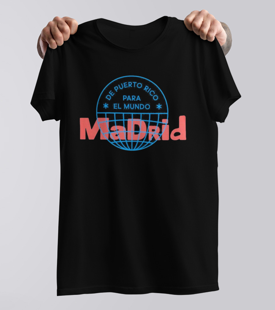 De Puerto Rico Para El Mundo Madrid T-Shirt
