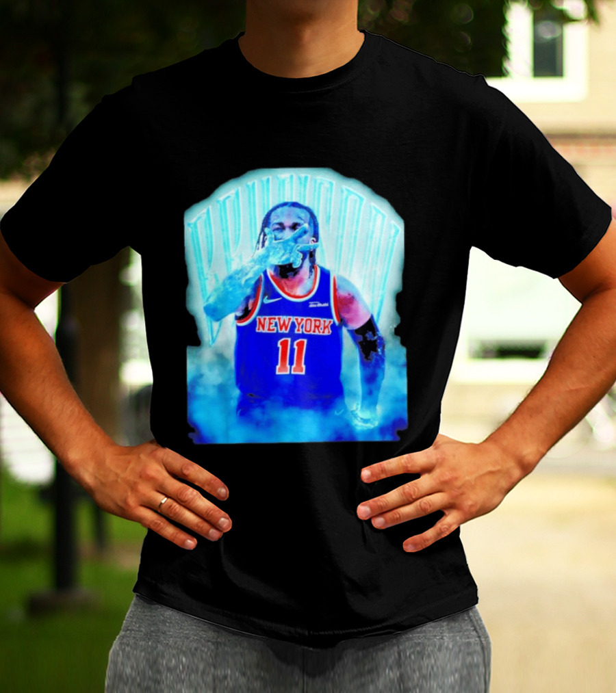 New York Ice Man Brunson 11 Jersey Knicks T-Shirt