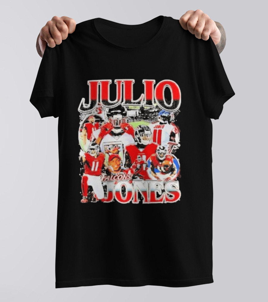 Julio Jones Iconic Atlanta Falcons Football Moments T-Shirt