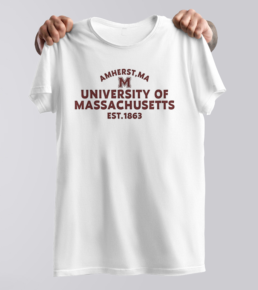 Amherst MA University Of Massachusetts Est 1863 T-Shirt