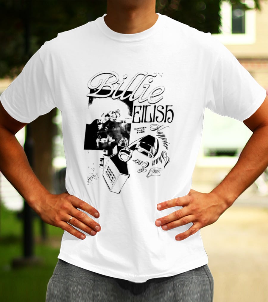 Billie Eilish Happier Than Ever Album T-Shirt