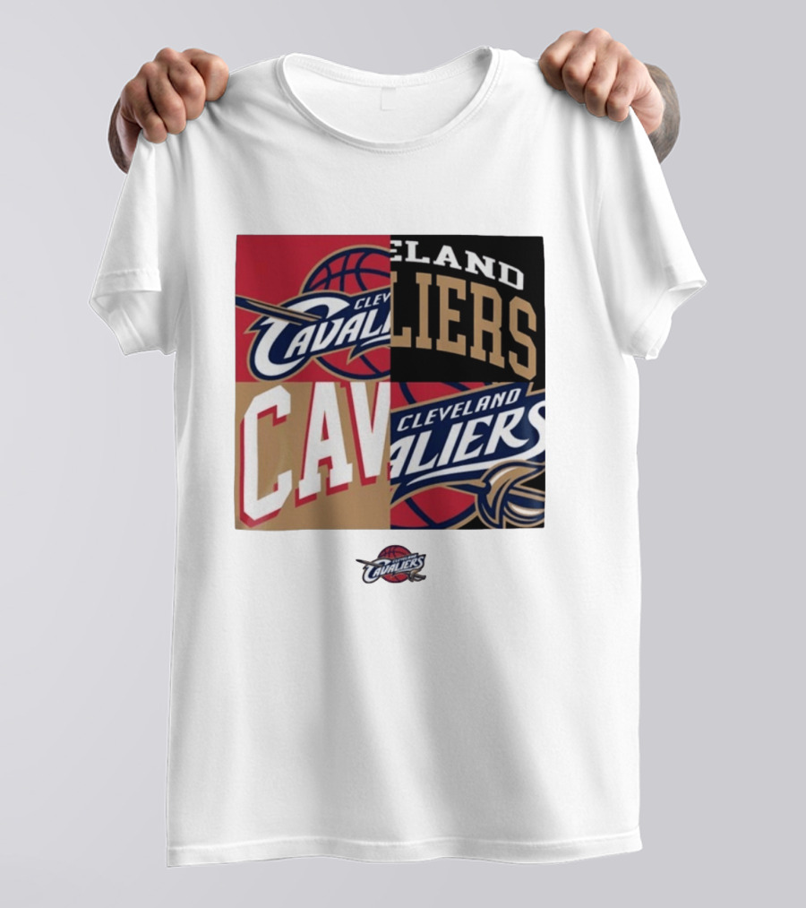 Cleveland Cavaliers Block New Era Iconic Logo Collage T-Shirt