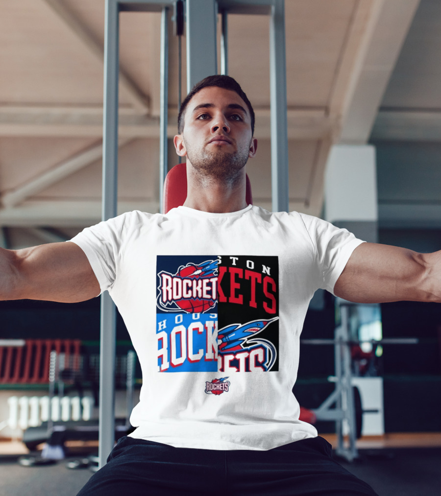 Houston Rockets New Era Block Basketball Team T-Shirt